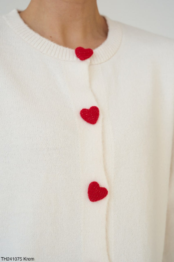 جرزة قطنية مع ازرار قلب