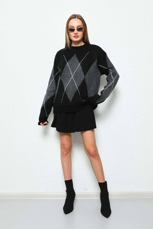 بلوزة البقلاوة لونين