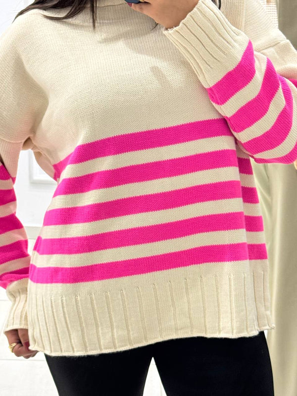 بلوزة مقلمة خريفي