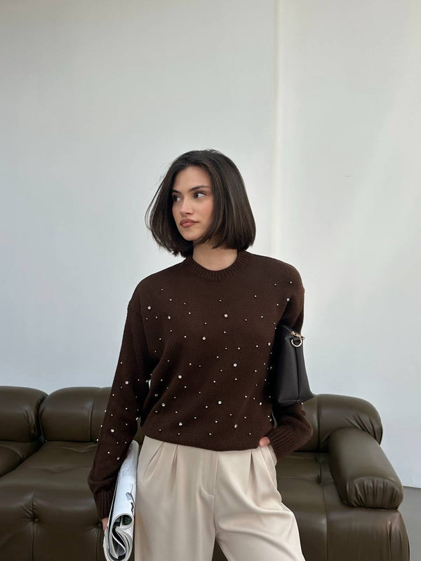 بلوزة مرصعة