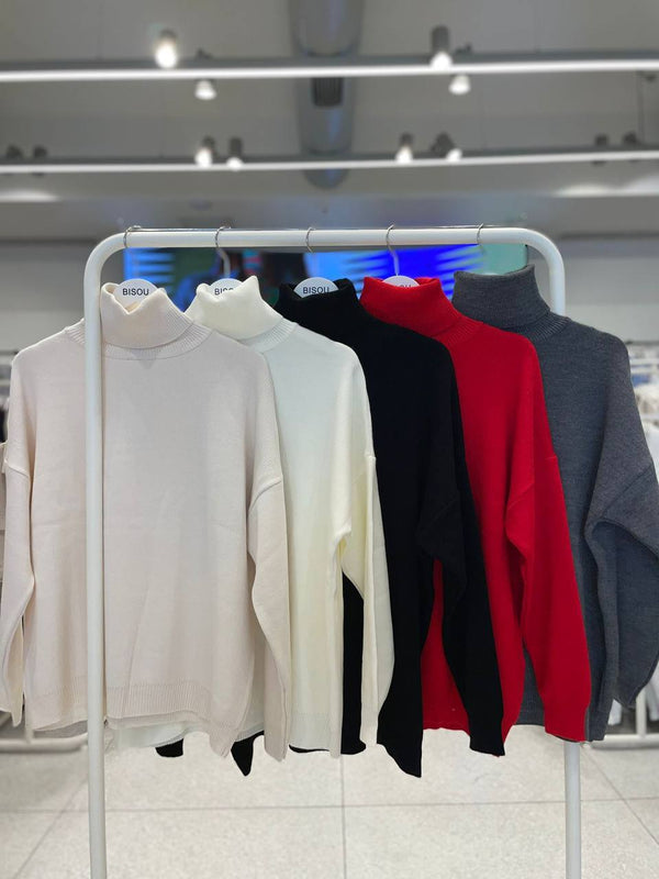 بلوزة جولف اوفر سايز قطنية