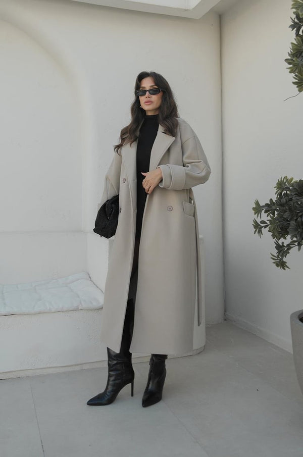 معطف Aurélia – جوخ ناعم أوفر سايز