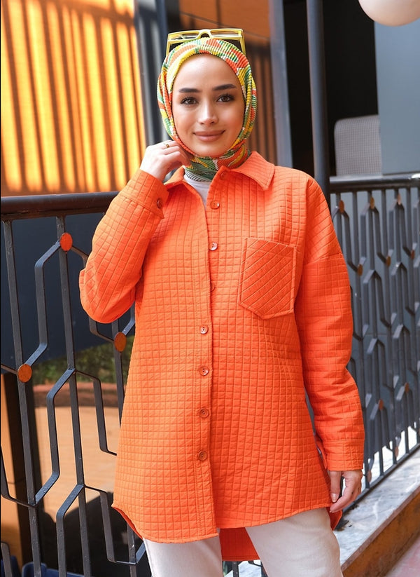 سترة مبطنه بجيب واحد