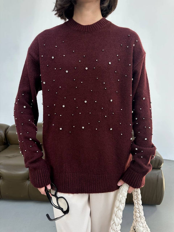 بلوزة مرصعة