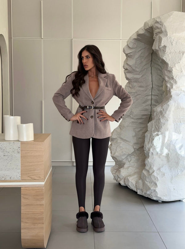 جكيت رسمي جوخ مع قشاط