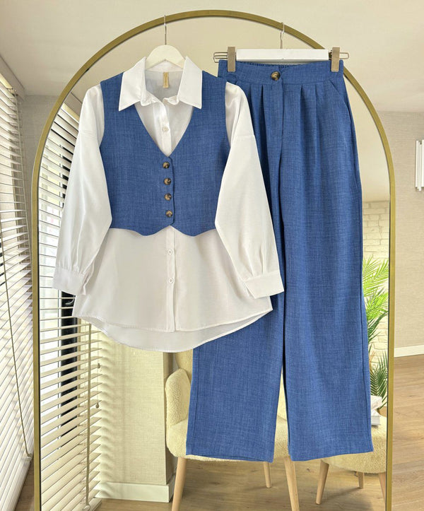 طقم فيست ٣ قطع - Sateen style