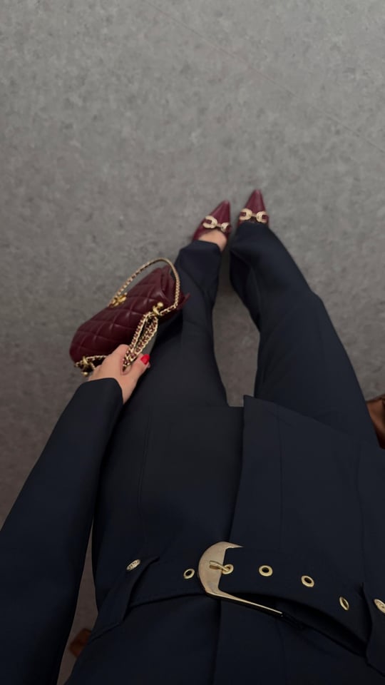 طقم رسمي فاخر - اسود - Sateen style