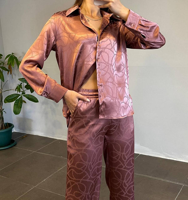 طقم ستان صيفي - Sateen style