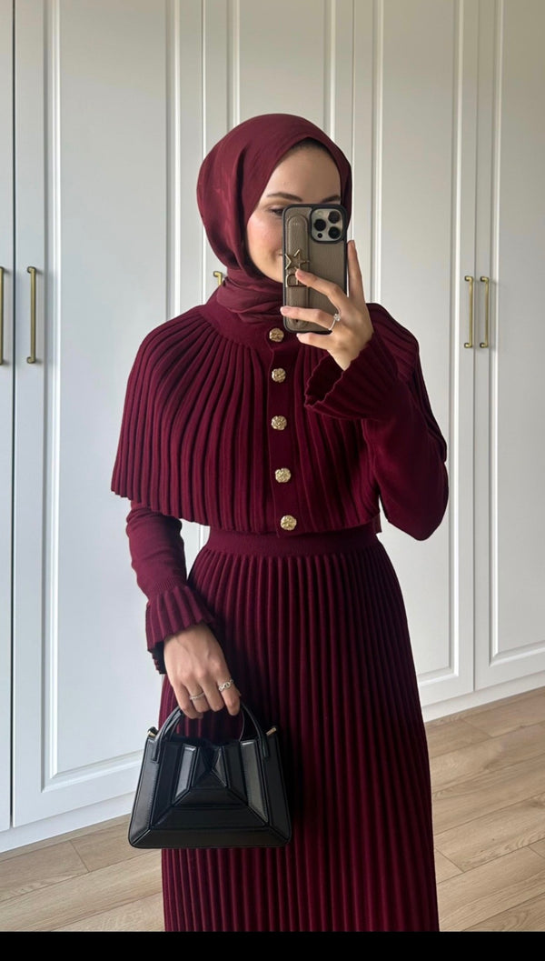 فستان تريكو محبوك