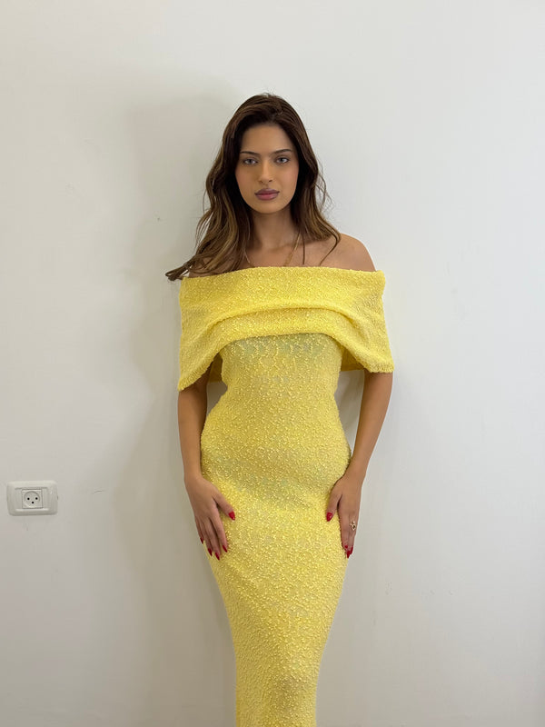 فستان سهرة خريفي