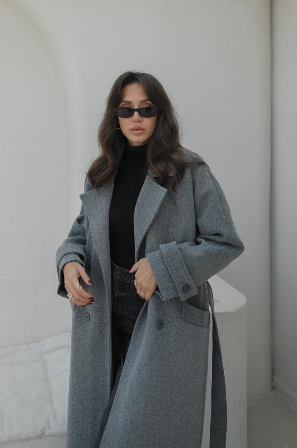 معطف Aurélia – جوخ ناعم أوفر سايز