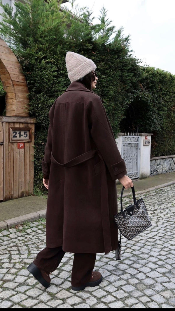 معطف Aurélia – جوخ ناعم أوفر سايز