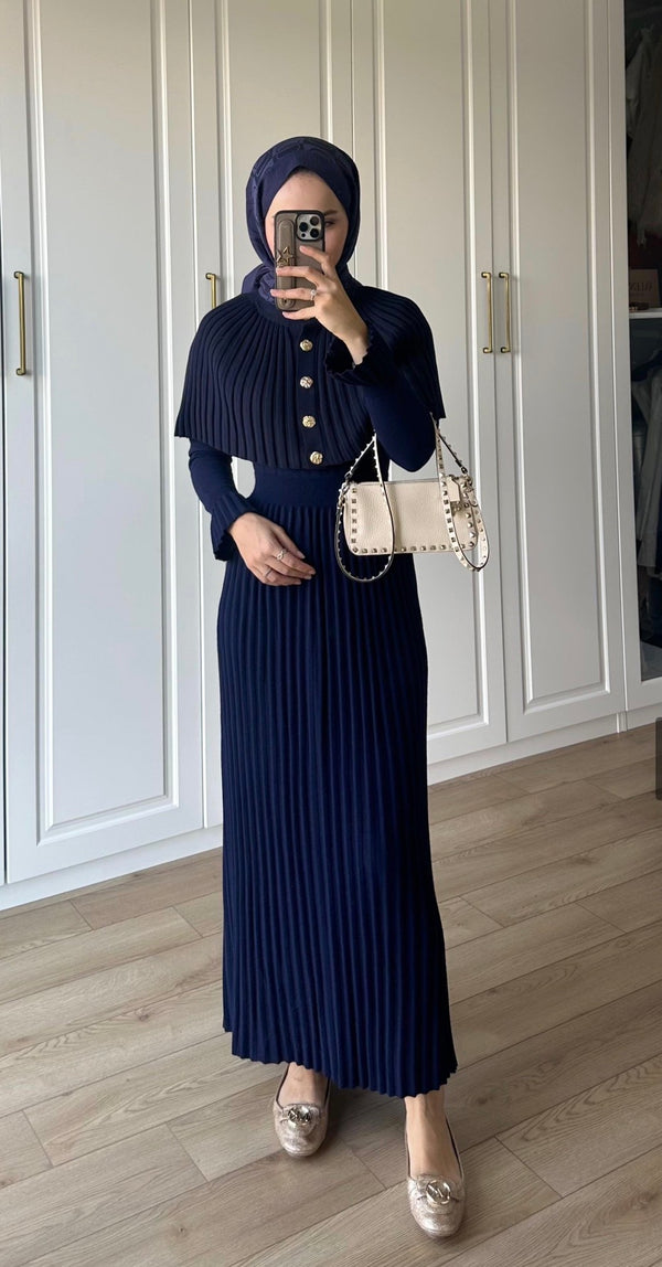 فستان تريكو محبوك