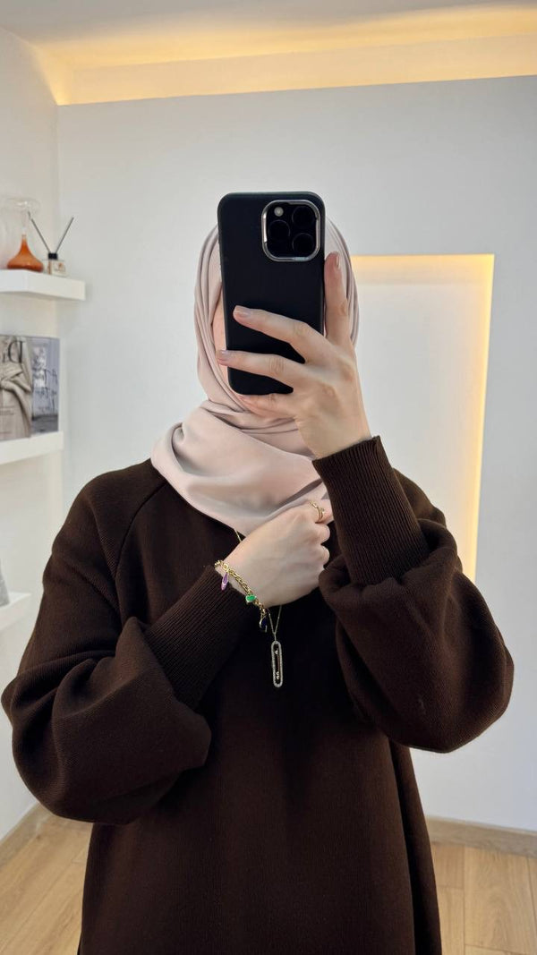 فستان تريكو ساده