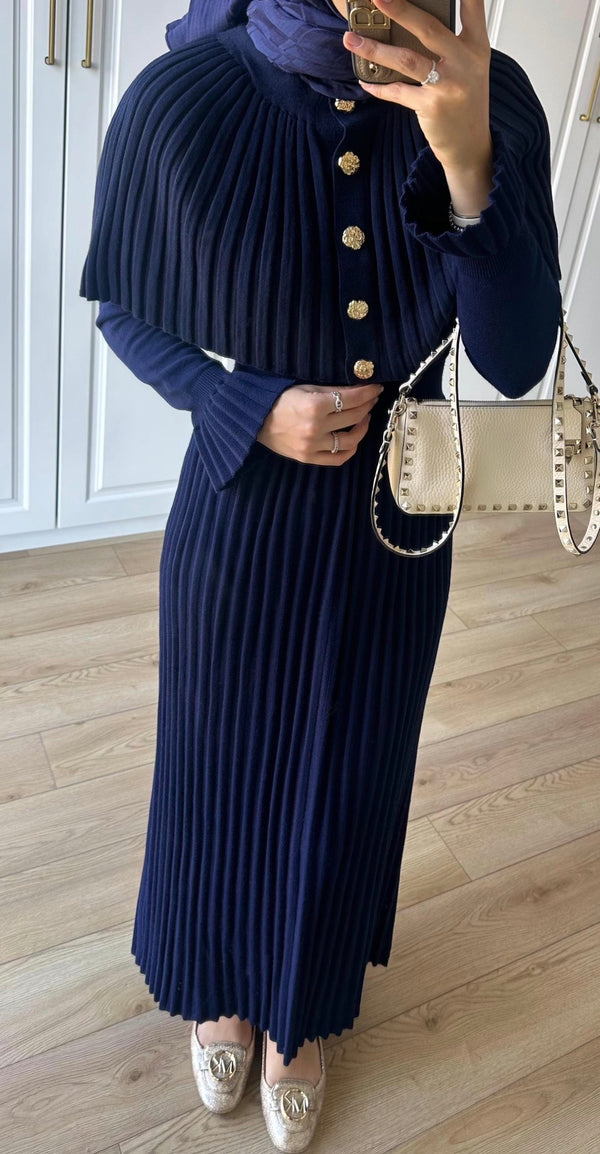 فستان تريكو محبوك