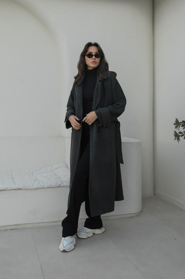 معطف Aurélia – جوخ ناعم أوفر سايز