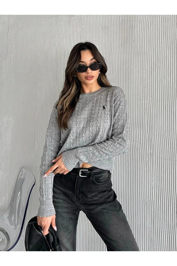 بلوز بولو رالف لورين محبوك