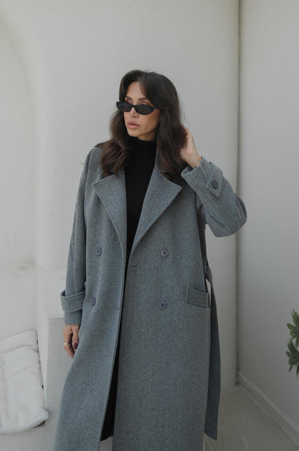 معطف Aurélia – جوخ ناعم أوفر سايز