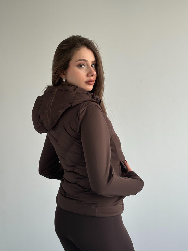 جاكيت Range Vibe بقبعة (هودي)