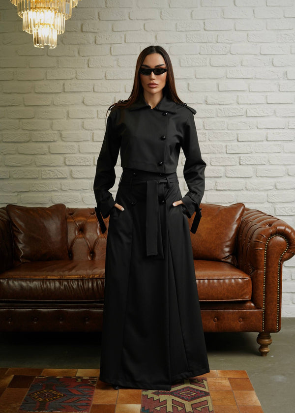 طقم تنورة وجاكيت ماكسي فاخر – Premium