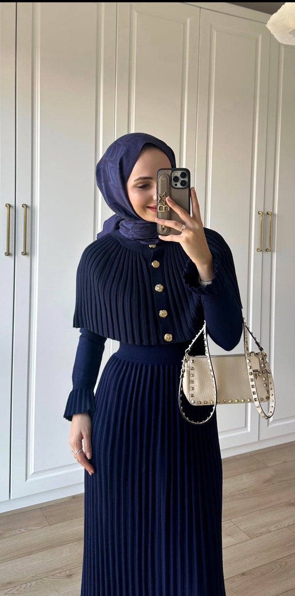 فستان تريكو محبوك