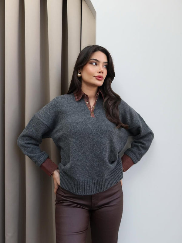 بلوزة بولو قطن