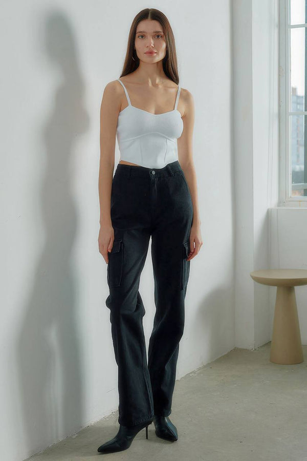 كروب توب - Sateen style