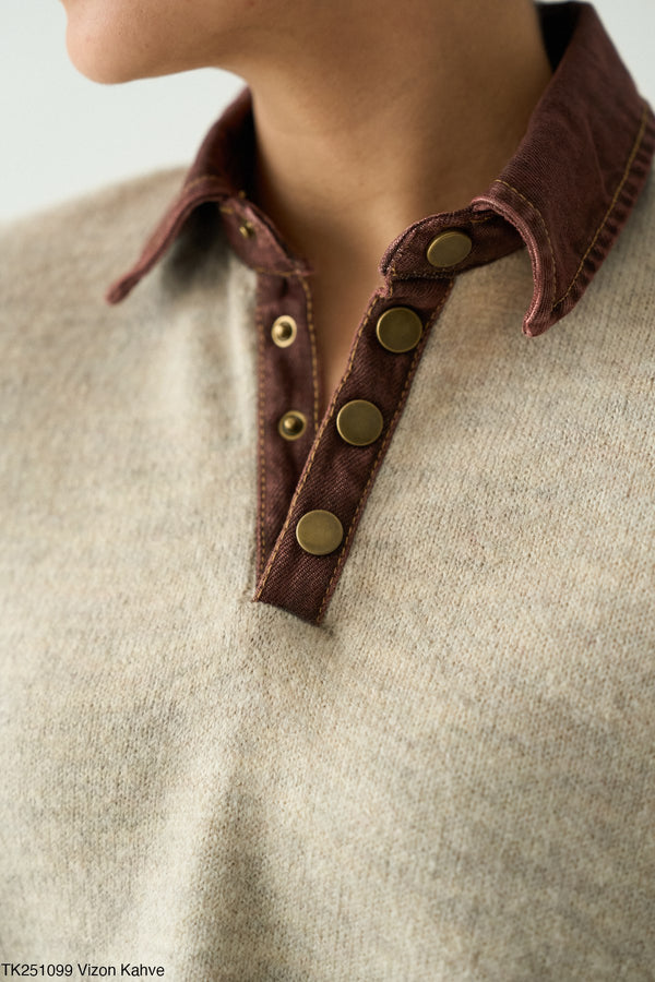 بلوزة بولو قطن