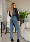 Denim jumpsuitجمبسوت جينز