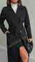 ترانشكوت كتان طول 117 سم - Sateen style