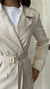 ترانشكوت كتان طول 85 سم - Sateen style