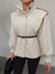 ترانشكوت صيفي مع كمر - بيج - Sateen style